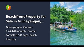 Beachfront Property for Sale in Guinayangan, Quezon