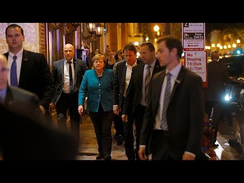 Almanya Başbakanı Angela Merkel Washington'da