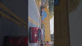 Old video plus delayed NS ES44DC Leads manifest thru sawtell ave railroad crossing