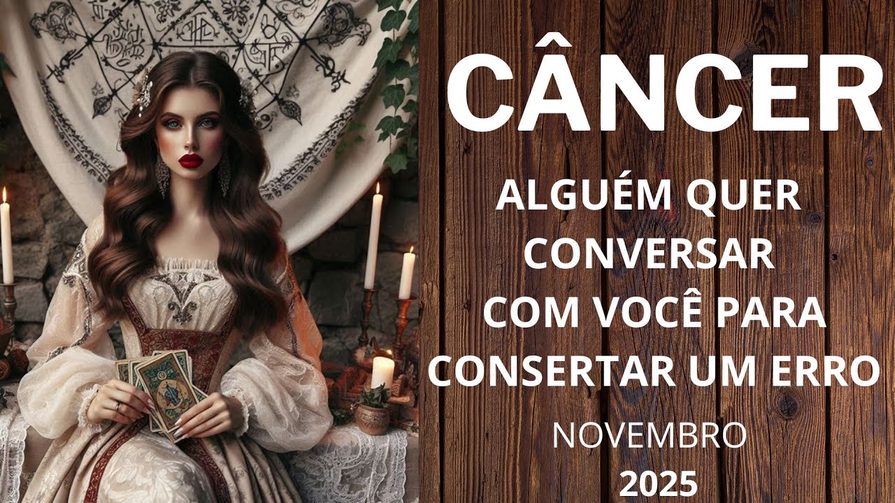 ♋️😮CÂNCER ALGUÉM QUER CONVERSAR COM VOCÊ PARA CONSERTAR UM ERRO