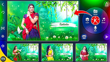 Nature Style Dual Photo Lyrical Video Editing in Kinemaster !! Status Video Editing Tutorial