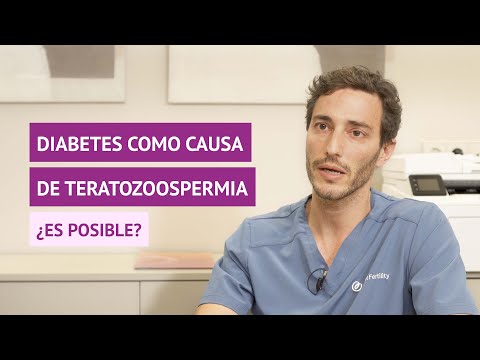 ¿La diabetes puede ser causa de teratozoospermia?