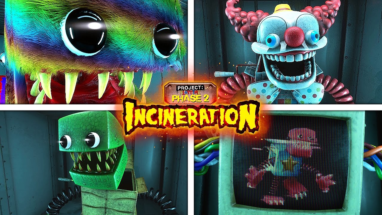 Project Playtime Phase 2 Incineration 🔥 All New Boxy Boo Skins