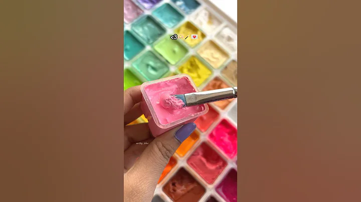 Wait for the end🫣💌😱🪄 #art #satisfying #diy #painting #shorts #viralvideo #gouache #mini