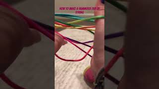 String trick. How to make the hammock.