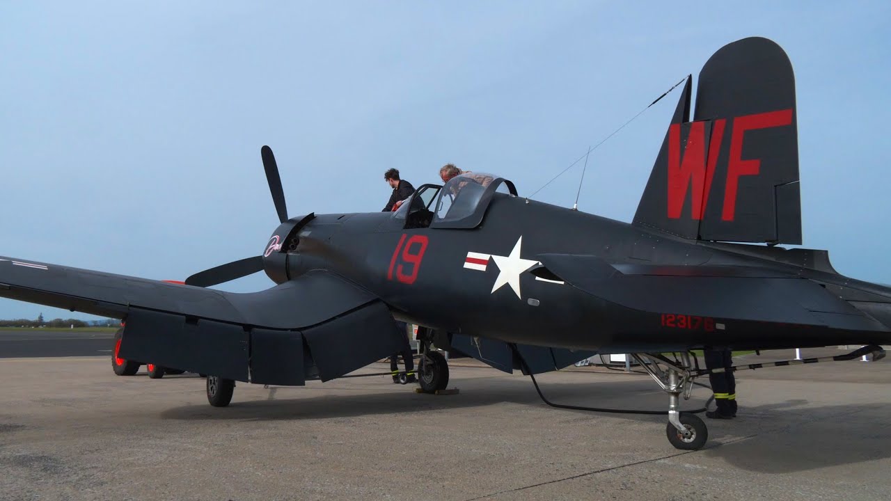 Corsair F4U-5NL “Devotion” Flight Training | Flying Legends Collection