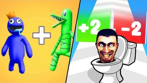 Merge Rainbow 3D Run | Merge Master Monster Run 3D / All Level Gameplay: Android,iOS