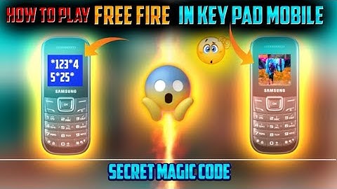 How To Play!! #freefire in Keypad #mobile Secret Code For Play Free Fire #shorts