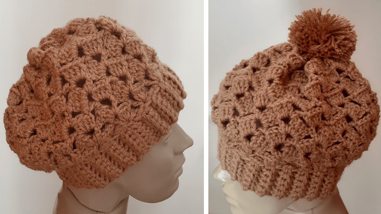 GORRO EM CROCHÊ | Passo a Passo - YouTube