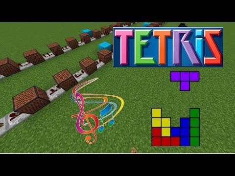 Minecraft: Tetris Theme with Note Blocks (easy version)