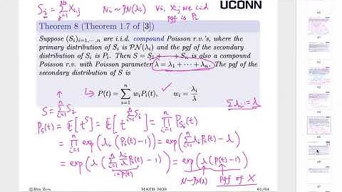 [MATH 5639 Actuarial Loss Models] Lecture 12: Ch1.6 Constructing New Distributions (Part 3)