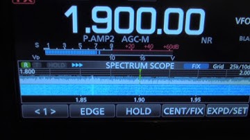 Icom IC 7300 Using External Antenna Tuner to Lower SWR