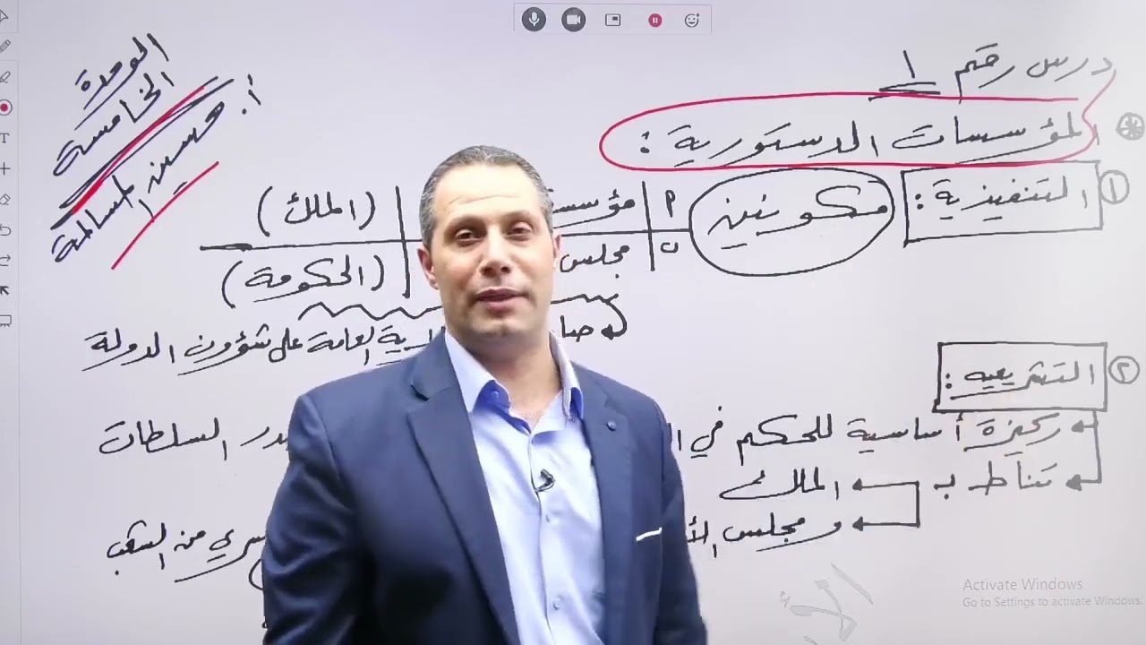 مراجعة مادة تاريخ الاردن  الجزء الاول مع الأستاذ حسين المسالمة