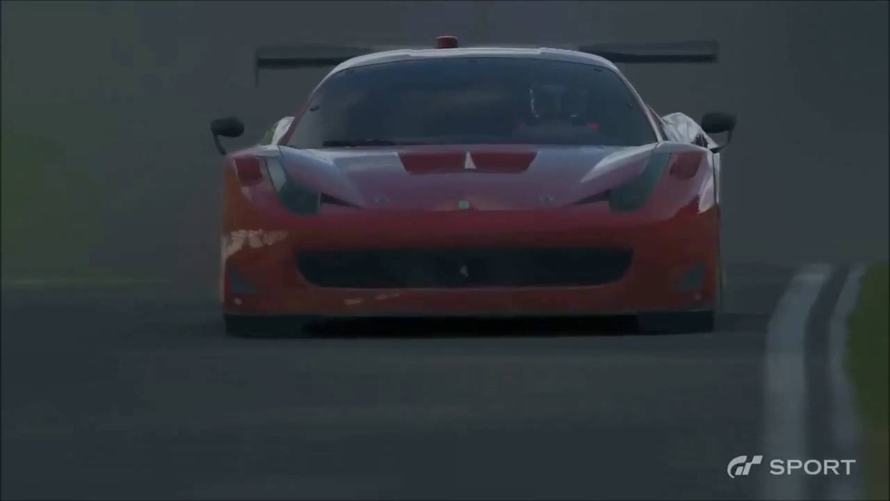 Gran Turismo Sport PS4 - Nordschleife replay SOUND Ferrari 458 Italia GT3 - YouTube