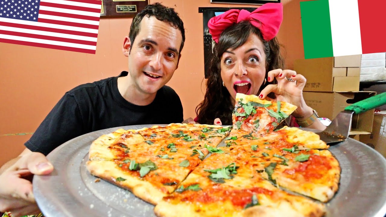 Italian REACTS to Trying NYC’s MOST FAMOUS Pizza For The FIRST Time!   (Di Fara, Brooklyn)