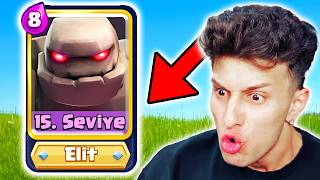 15 SEVİYE GOLEM YAPTIM 🗿 Clash Royale