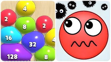 Blob Merge 3D vs Hide Ball - (ASMR Game, New Update), All Max Level