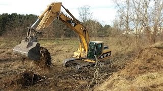 Tramwaj Fordon - Wycinka Drzew - Wjechał Ciężki Sprzęt Na Budowę - Gotowski - Bydgoszcz