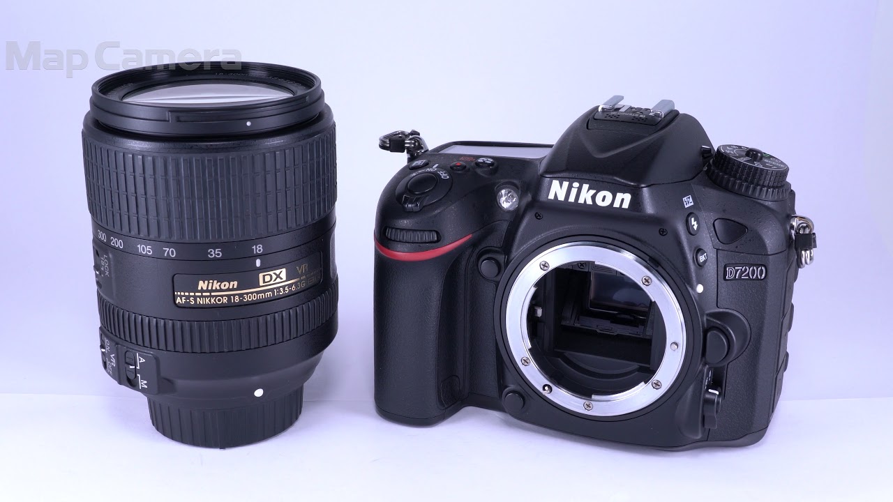 Nikon D7200 18-300 VR スーパーズームキット 並品 - YouTube