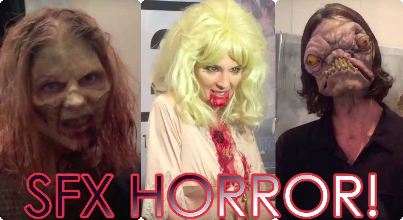 SFX HORROR Makeup! IMATS Face Off Winner Nora Hewitt,  Zombies, Vampire Bride  & More!