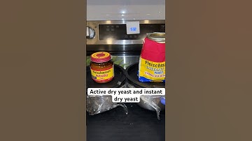 Verschil tussen actieve droge gist en instant droge gist