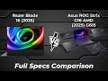 Razer Blade 16 2025 vs Asus ROG Strix G16 AMD 2025 G615 🔥 Full Specs Comparison