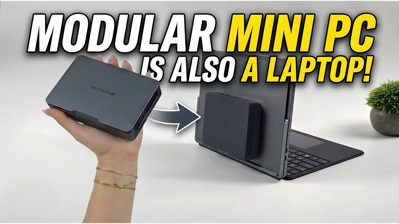 This Modular Mini PC Actually Transforms Into a Laptop!