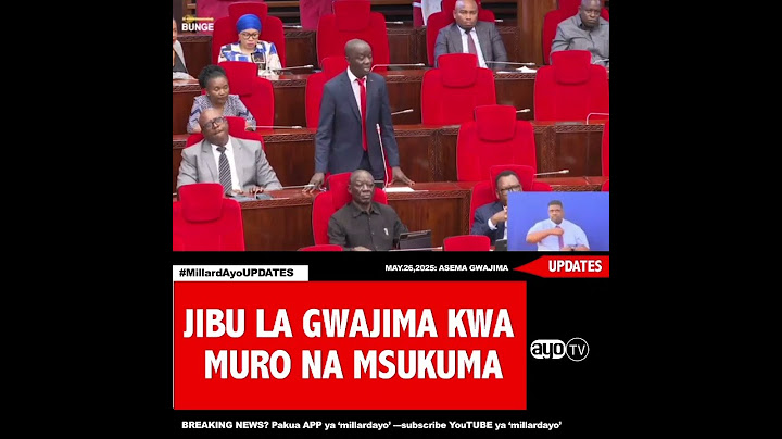 SIKILIZA MAJIBU YA GWAJIMA