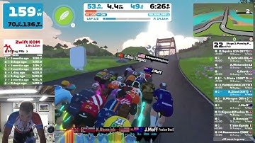 Zwift - Race: Stage 2: Punchy Power - Watopia Hilly Reverse (B) on Hilly Route Reverse in Watopia