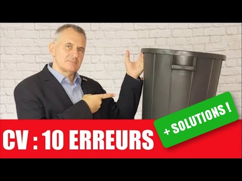 CV erreurs à ne pas faire (+ exemples, conseils et solutions)