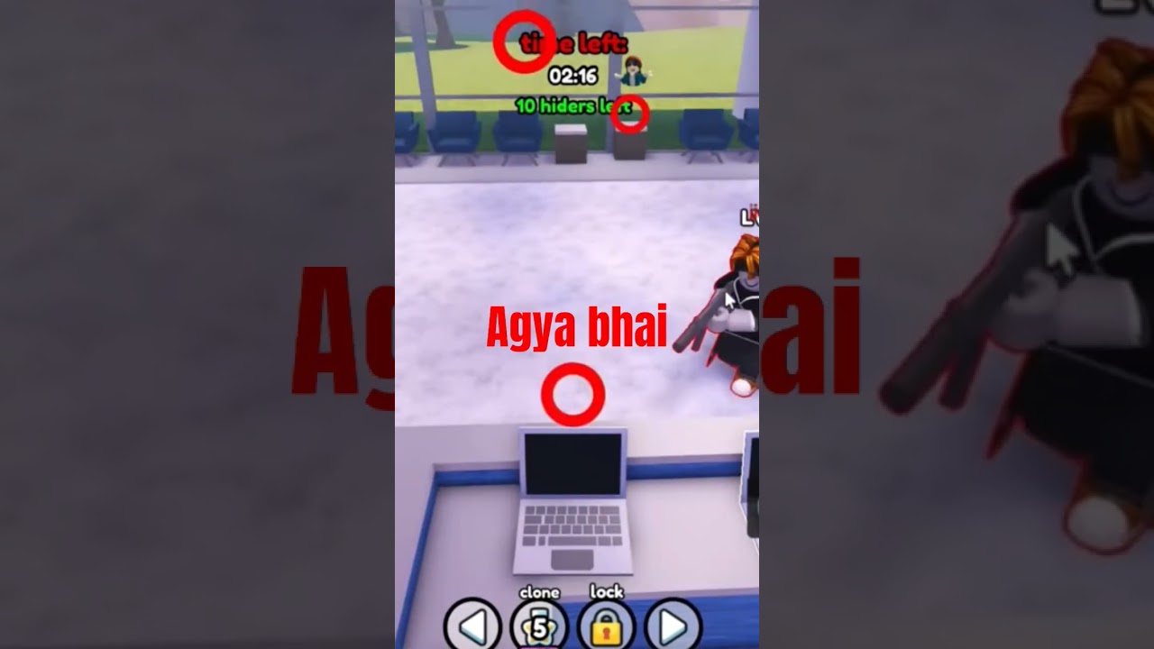 Roblox Hide and seek game video 