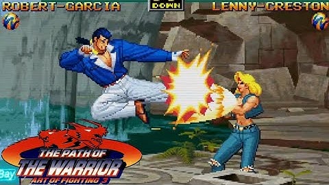 LENNY IS THE TRUE BOSS OF ART OF FIGHTING 3: PATH OF THE WARRIOR! ROBERT GARCIA ARCADE MODE & ENDING