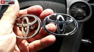 Replace Toyota Prius Steering wheel emblem the easy way