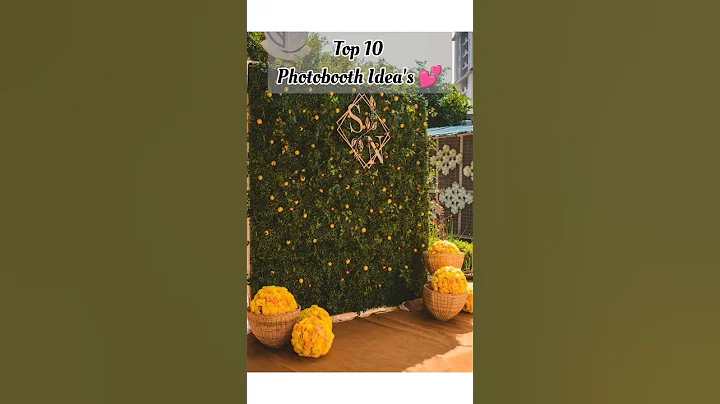 TOP 10 PHOTOBOOTH IDEA'S #youtubeshorts #trending #wedding #photobooth #ideas #photography #fashion
