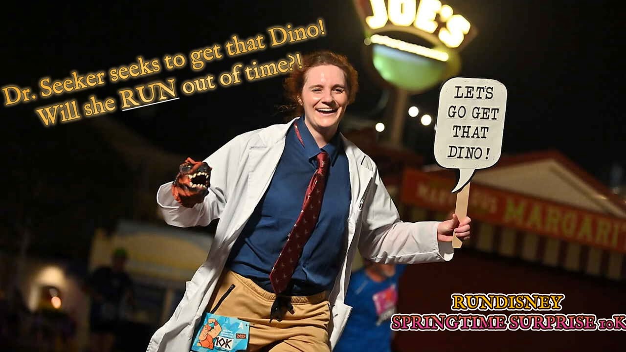 LET'S GO GET THAT DINO! | runDisney Springtime Surprise 10k
