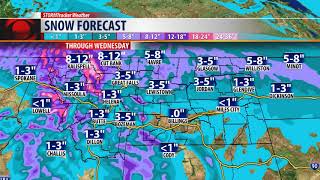 Dangerous winter storm will drop 2  feet of snow on Montana