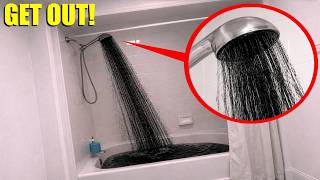 IF YOUR SHOWER STARTS BLEEDING BLACK, RUN! (IT'S DANGEROUS!)