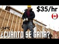 Trabajando un día en la construcción a -14 grados en Canadá 🇨🇦 (Framing). ¿Cuánto pagan?