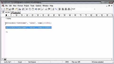76. Deleting Cookies with PHP