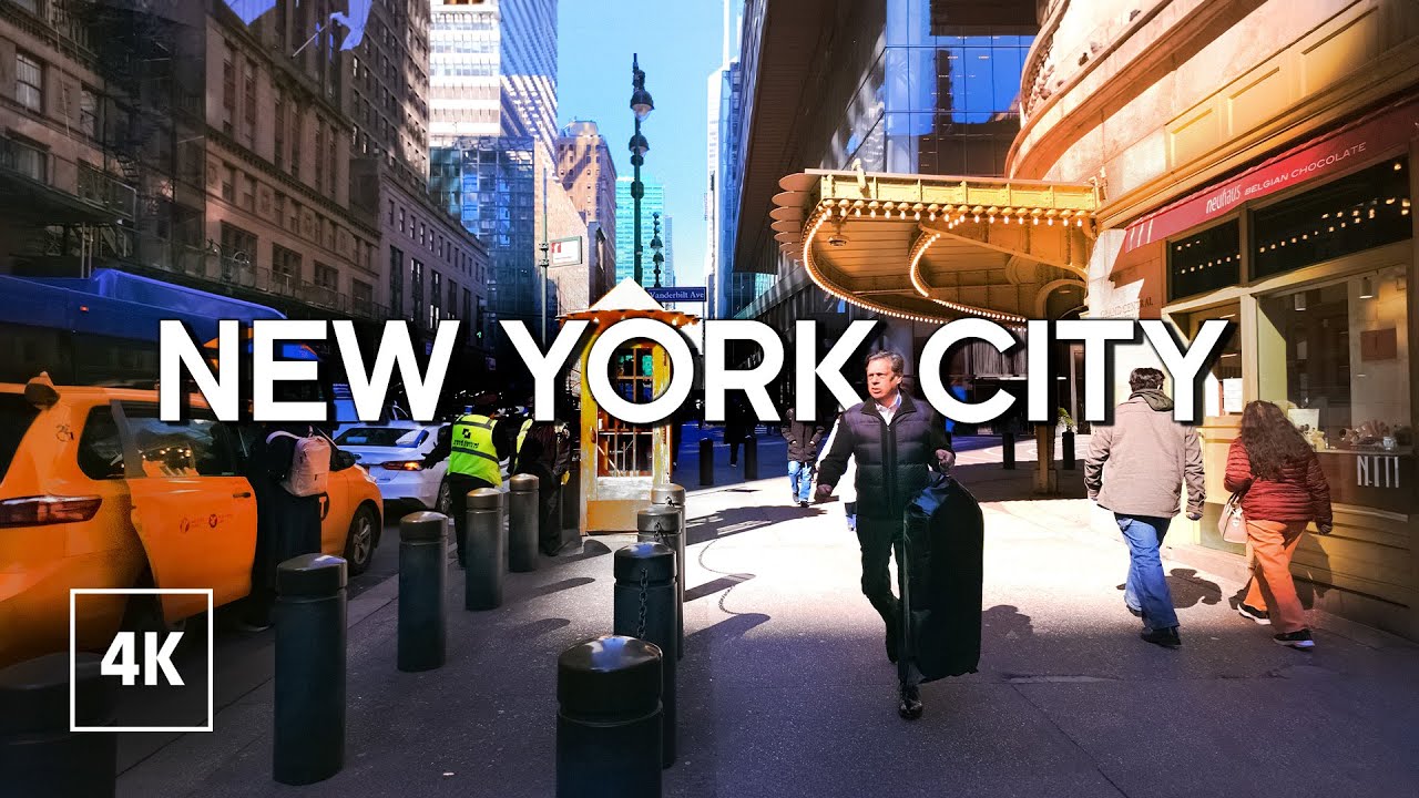 New York, Amerika Serikat | manhattan | Tur Jalan Kaki 4K