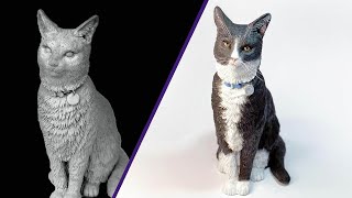 Sculpting Miniature Cat Timelapse | Polymer Clay