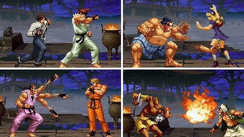 [KOF vs SF2] Never-before-seen, special dialogue - The King of Fighters Final Attack special intr...