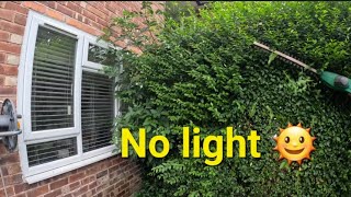 The old dude lost his wife to CANCER and had NO light in his window. So I took care of it for FREE