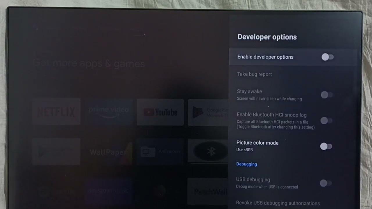 Xiaomi Mi PatchWall OS How to Enable or Disable USB Debugging Mode