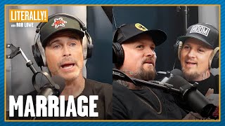 Good Charlotte's Benji & Joel Madden Have A "Healthy Fear" Of Their Wives | Literally! with Rob Lowe