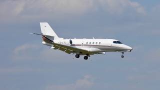 NetJets Europe Cessna Citation Latitude CS-LTL at Cambridge