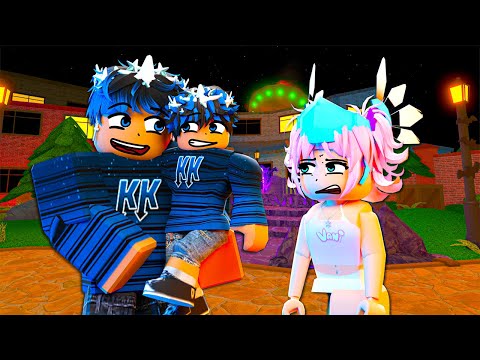 playing roblox with my LITTLE BROTHER...