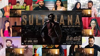 Sulthan Lyrical (Hindi) Reaction Mashup। KGF Chapter 2। Yash, Prashanth Neel, Ravi Basrur। Hombale