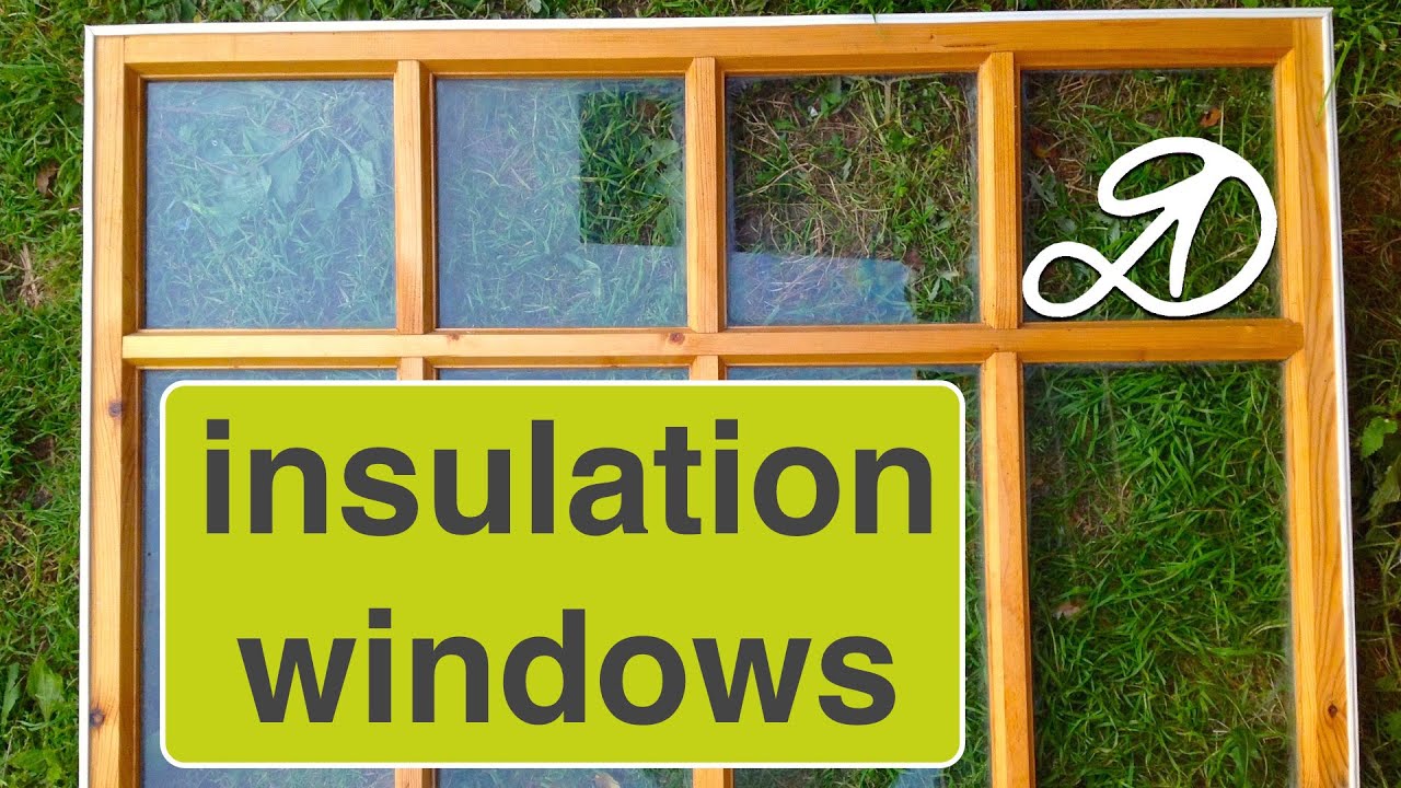 How to insulate a window. If blowing out the window YouTube