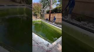 AWESOME Swimming Pool Renovation! 🔥 #shorts